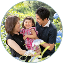 豊中市で家族の出張撮影