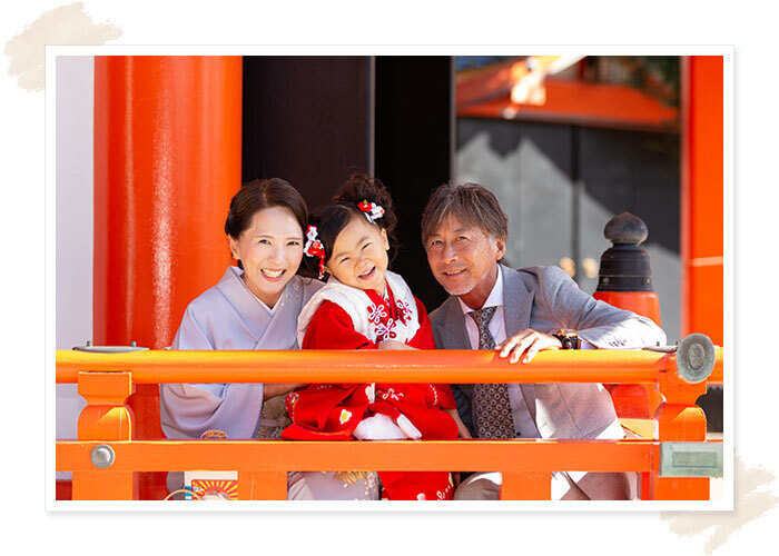 豊中稲荷神社の七五三出張撮影