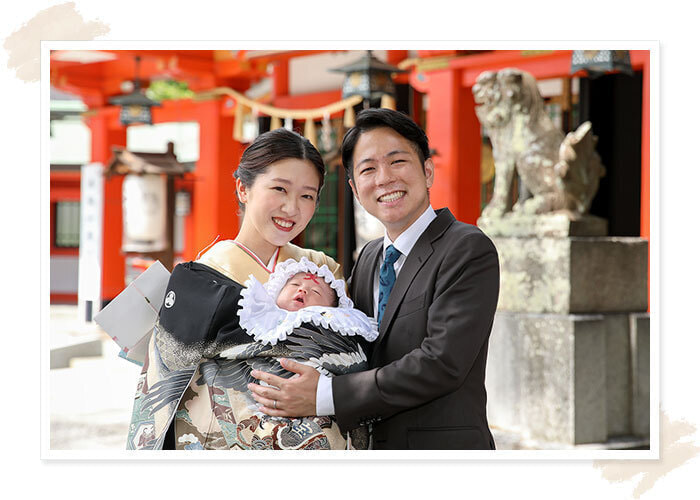 豊中稲荷神社お宮参り出張撮影