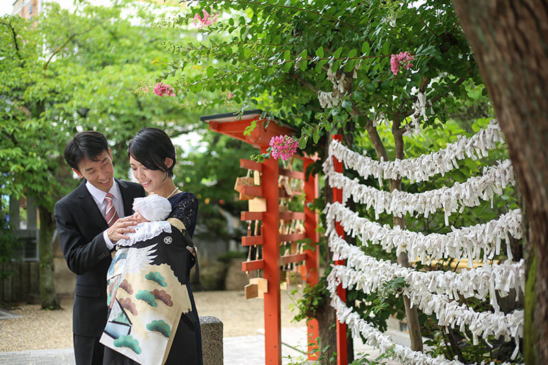 豊中稲荷神社お宮参り出張撮影