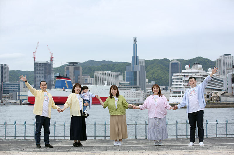 神戸市で家族写真