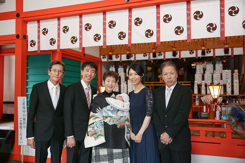 豊中市と吹田市のお宮参り出張撮影