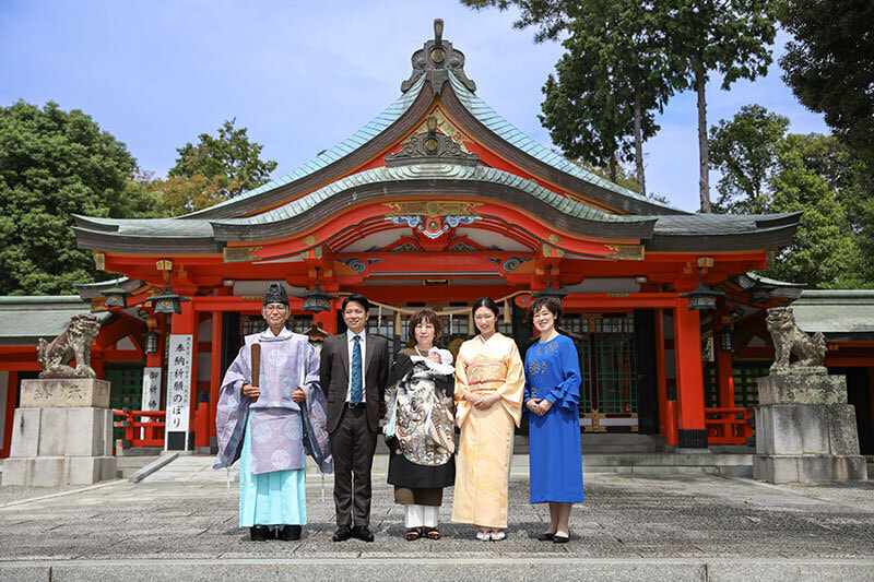 豊中稲荷神社お宮参り出張撮影